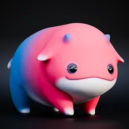 Hippo Creature (Rigged)