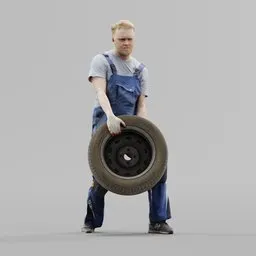 Car Mechanic Character