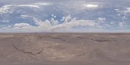 Dynamic dual-sun HDR skydome with contrasting shadows and nuanced lighting for 3D scenes.