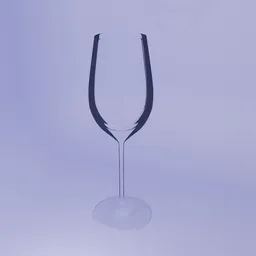 Zinfandel Wine Glass (Realistic)