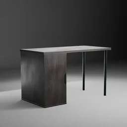 Black Desk 120x60cm