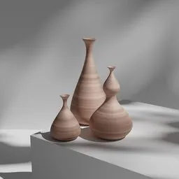 Decorative Clay Vases