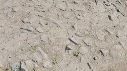 Detailed 3D rock surface texture for Blender modeling, high-resolution photogrammetry scan.