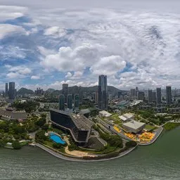 Cloudy at high altitudes during the day