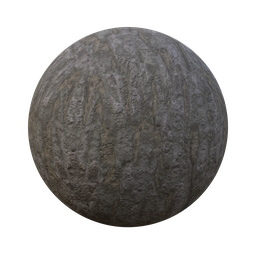 Detailed tree bark texture for PBR shading in 3D rendering and game design, compatible with Blender and other software.