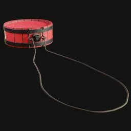 Classic Wooden Coopered Canteen Painted