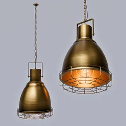 Antique Brass Pendant Light