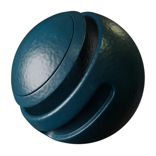 Blue plastic