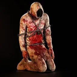 Chained Victim
