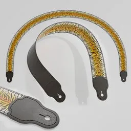 Guitar - bass strap with curve control