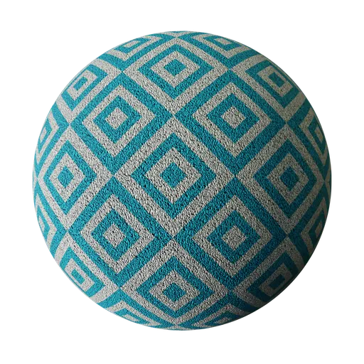 Geometric Diamond Pattern Fabric