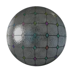 Diamond Accent Glass - Random Color