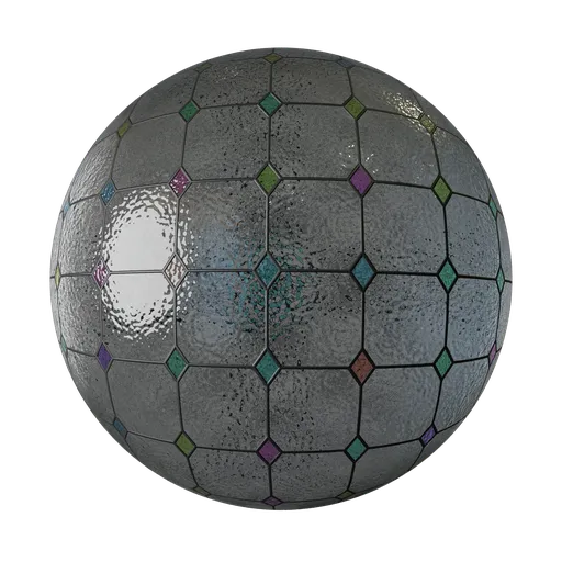 Diamond Accent Glass - Random Color
