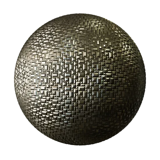 Patterned metal