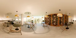 Bright Library Interior HDRi