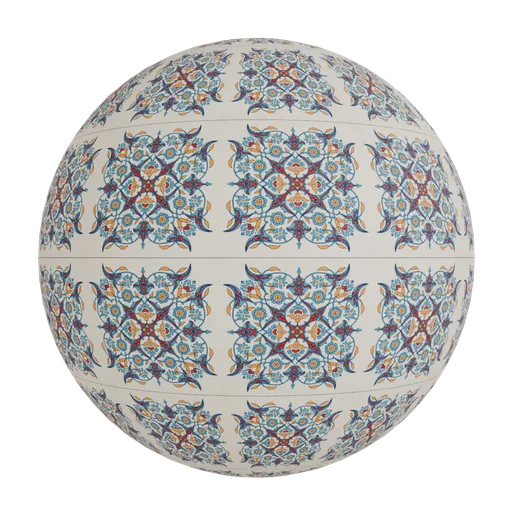 Intricate floral wallpaper