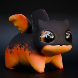 Magma Dragon (Rigged)