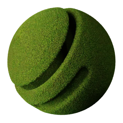 Realistic Procedural Grass texture for PBR shading in Blender 3D, single-node versatile setup
