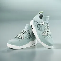 Nike Air Jordan 4 "Seafoam" Sneakers