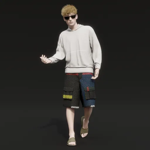 Young western male human sunglasses