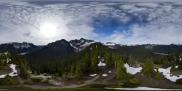 Canadian Mountain Landscape