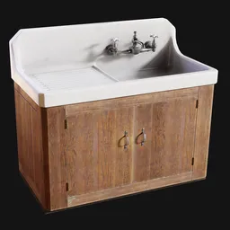 Antique Edwardian Kitchen Sink