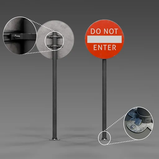Sign dont enter
