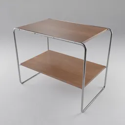 "Explore our low shelf office storage 3D model in Blender 3D with Soviet style design in brown and white colors. Textured with Substance, this single mesh asset features beveled edges and a non-applied subdivision modifier for easy customization. Enjoy high quality 4K PBR material with our Elm tree cage, perfect for any mid-century style office."