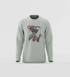 Men's Light Gray Spider