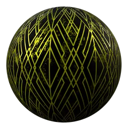 Royal Metal Triangles Black