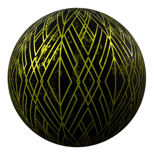 Royal Metal Triangles Black