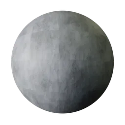 High-resolution 4K PBR concrete texture for Blender 3D and other modeling applications.