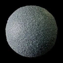 4K PBR rough stone road texture for Blender, seamless and authentic for urban or countryside 3D scenes.