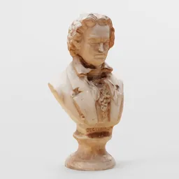 Bust Statue Figure Beethoven