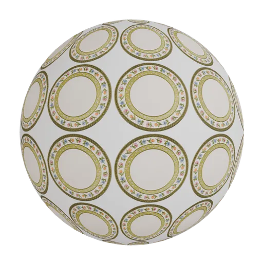 Green border plate texture