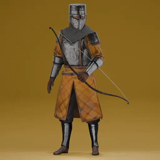 Knight Templer - Rigged