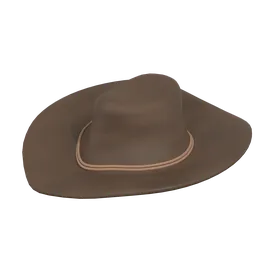 Low Poly Cowboy Hat