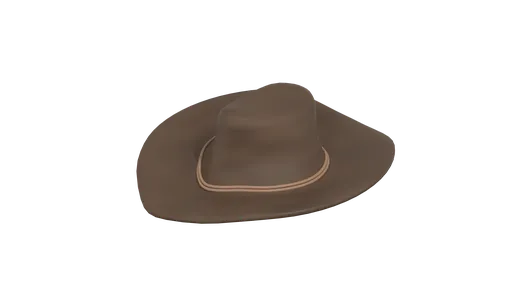 Low Poly Cowboy Hat