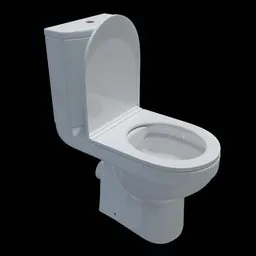 Toilet ceramic white