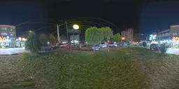 Night Park Decorative Lights HDRI