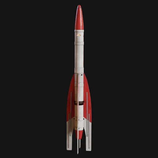 GIRD X Soviet Rocket Painted