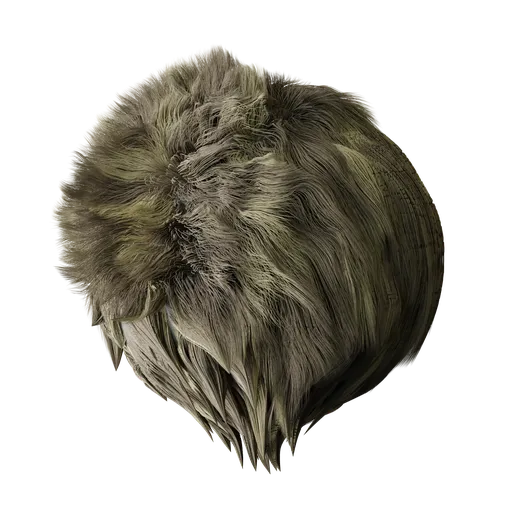 Procedural PBR hair fabric