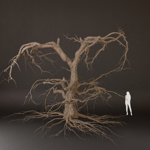 SJ Forest Scene Dead Tree | Trees models | BlenderKit