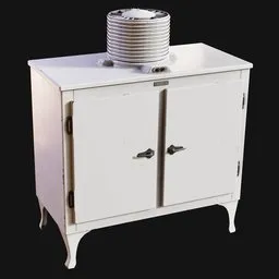 1930s Double-Door Monitor Refrigerator
