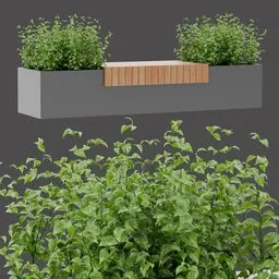 Concrete Box Bench
