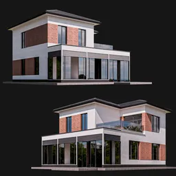 Modern Minimalist Two-Storey House