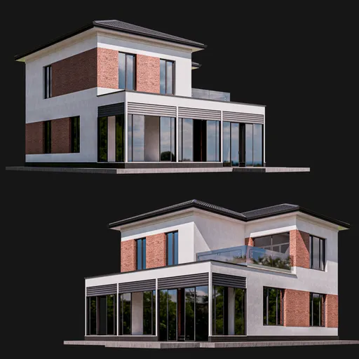 Modern Minimalist Two-Storey House