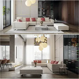 Minimal Archviz Interior