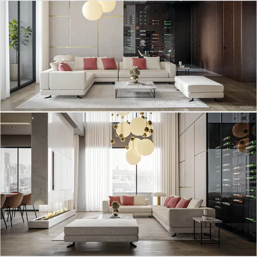 Minimal Archviz Interior