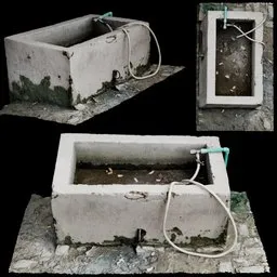 Concrete Water container